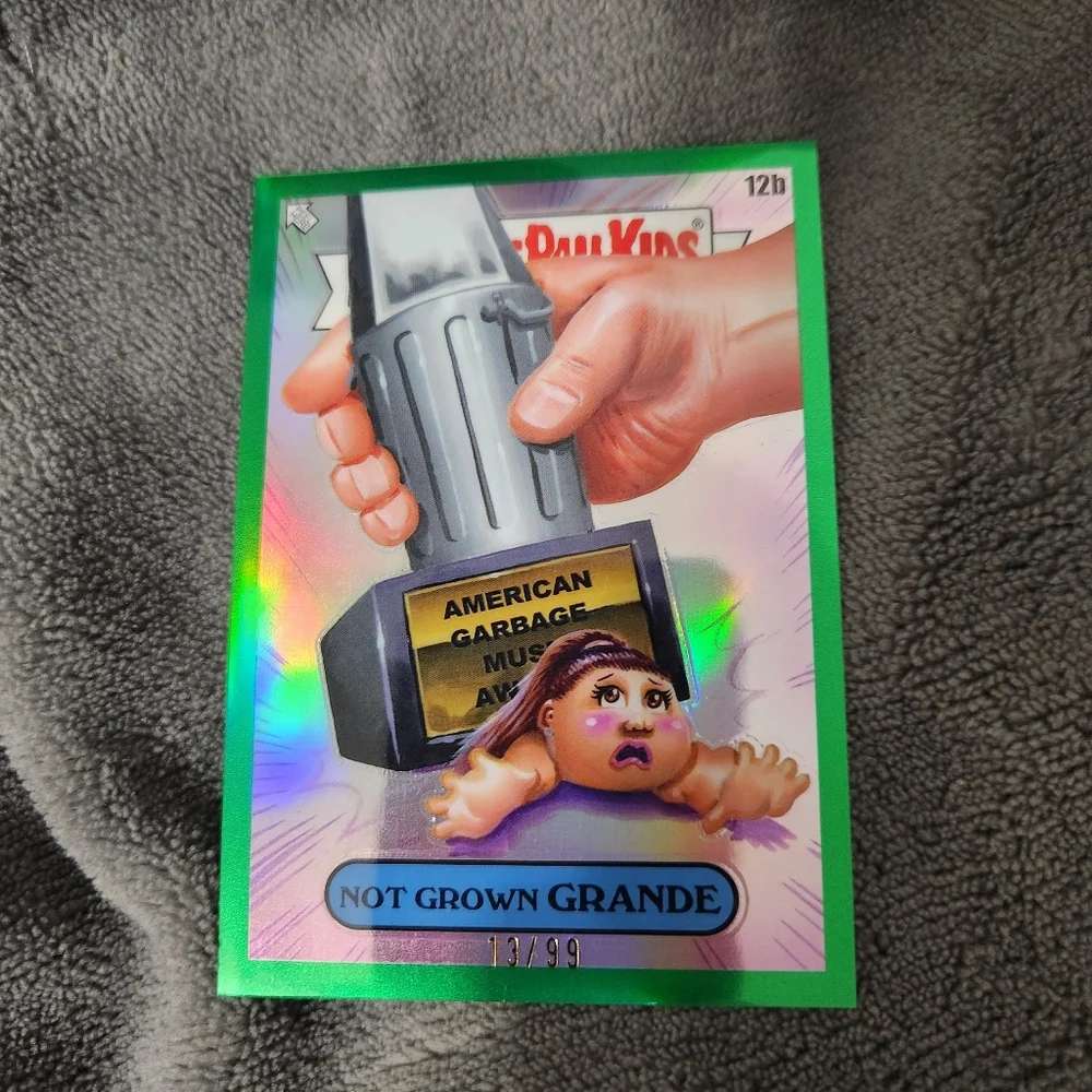 Topps Garbage Pail Kids Music Awards Not Grown Grande /99 - Picture 3 of 11